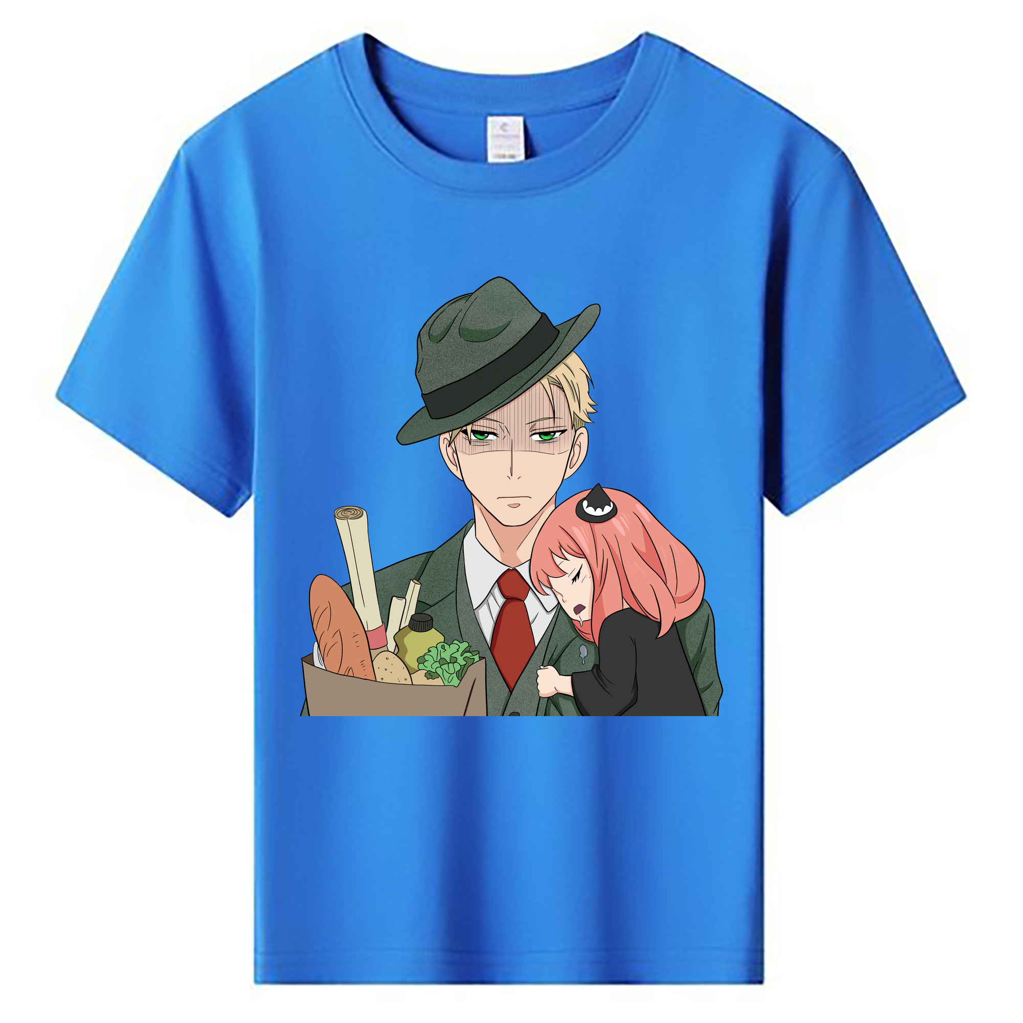（画像用） SPY×FAMILY间谍家家酒 綿100％キッズTシャツ（フロントプリント）